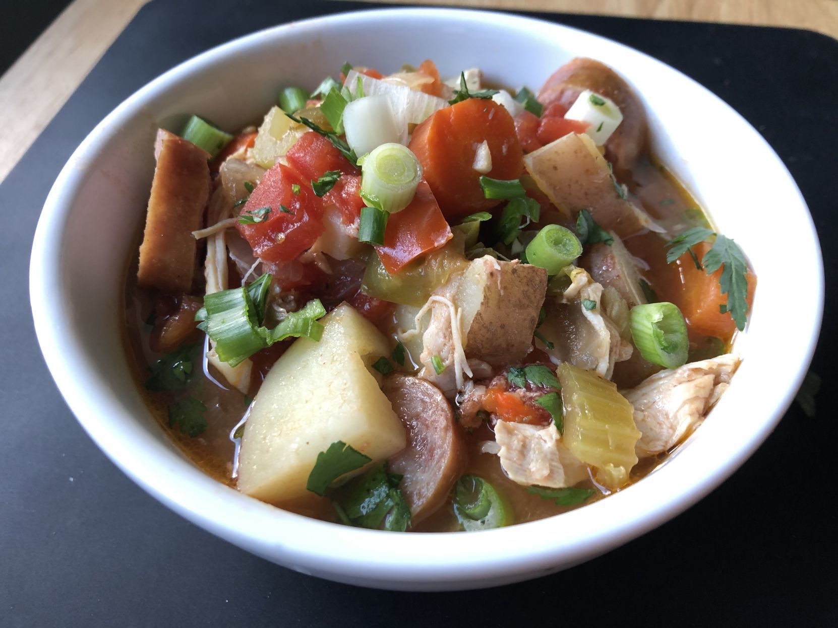 Slow Cooker Cajun Chicken Stew